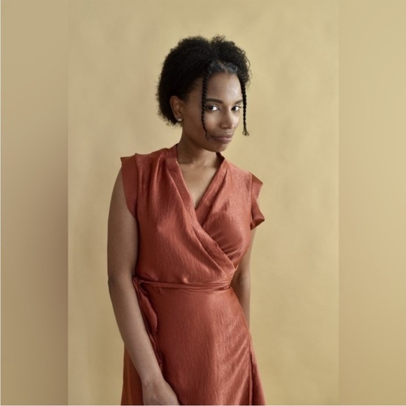 Altar Houseline Francis Wrap Dress Size 5X Vintage Retro 60’s 70’s Plus Artisan - Picture 9 of 16